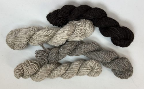 Heather's newest handspun yarn