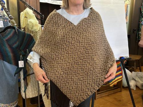 Jan's alpaca poncho