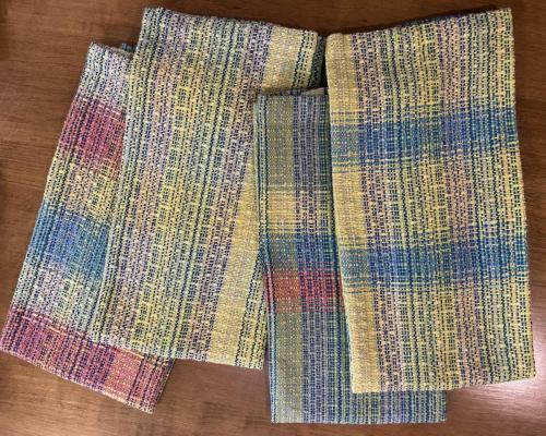 Jan's Rainbow sherbet towels