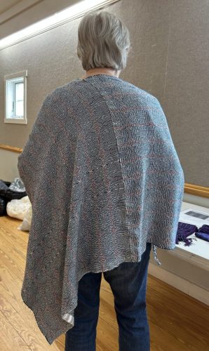 Jan's shawl. color and weave