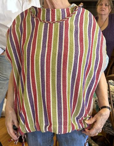 Sandi's cotton top w. kumihimo edge and cord